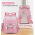 Minimally designed new children's backpack with waist protection for elementary school students, large capacity, lightweight, comfortable, waterproof, boys' and girls' backpacks