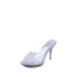 High heeled sandals for women 2023 summer new item, slim and sexy ladies slippers 2020 PVC transparent