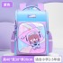 New Primary School Students' Load Reduction and Stress Relief Cartoon Children's Backpack Large Capacity Boys and Girls' Bright Leather Waterproof Backpack Wholesale