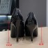 Sexy High Heels Women's Bed Flirting Sexy Sneakers Nightclub 2024 Autumn Pointed Thin Heels One Step Work Shoes