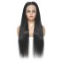 Straight lace front wigs 13x4 large area hand woven wig headband