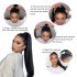 Straight Magic Sticker Ponytail Real Hair Women's Straight Hair Velcro Ponytail Wig