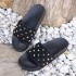 Cross border popular internet celebrity women's fashionable casual slippers in a single drag, comfortable and versatile, wear-resistant slippers