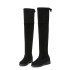 2022 Autumn/Winter New Women's Boots Suede Over Knee Long Tube Boots Low Heel Flat Bottom Cotton Warm Sleeve Women's Boots Wholesale