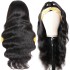 Human hair wig headband with wave mechanism