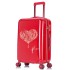 Wedding suitcase, dowry suitcase, travel suitcase, big red suitcase, leather suitcase for bride and groom, wedding password luggage