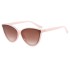 European and American trendy cat eye multi-color lens sunglasses 2418 new fashionable sunshade sunglasses for women can be sent as a set