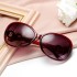 Factory new trendy and fashionable sunglasses 9509 large frame sunglasses for women with jade crystal texture sunglasses