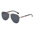 Sunglasses men's 2024 new retro double beam toad sunglasses men's trendy glasses wholesale sunglasses