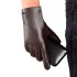 Leather gloves for men in winter, warm and plush, thick for driving and riding, touch screen, top layer sheepskin, motorcycle, cool and stylish