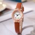 New versatile round women's watch, niche Instagram style, waterproof, high-end, student party, cross-border