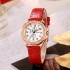 New Korean version full diamond plate women's watch, fashionable student belt, high-end temperament, niche quartz watch