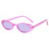 Source Factory Product 2021 New Retro Water Drop Elliptical Frame INS Style Personalized Sunglasses Trendy Hip Hop Sunglasses