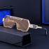 Retro steampunk sunglasses, men's trendy one-piece irregular sunglasses, women's cross-border glasses wholesale 2023 new models