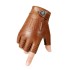 Half finger leather gloves, men's sports motorcycle, outdoor riding, retro Harley motorcycle, handsome, exposed finger racing equipment