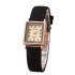 Fashionable and versatile new women's watch, women's style, niche high-end temperament, student party square belt, cross-border popular item