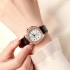 New Korean version full diamond plate women's watch, fashionable student belt, high-end temperament, niche quartz watch