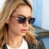 2022 New Fashion Box Sunglasses for Women's Fashion Internet Celebrity Instagram Same Style Frameless Cut Edge Sunglasses for Women's Trendy