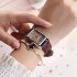 New Fashion Women's Watch Women's Belt Square Dial Couple Watch Student Casual Quartz Fashion Watch