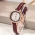 24 new style compact dial fashionable women's watch female model student ins style retro Korean version niche quartz hand