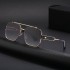 2024 Retro Punk Style Sunglasses Men's Frameless Cut Edge Sunglasses Men's Trendy Cross border Glasses Wholesale Sunglasses