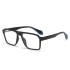 New European and American Large Frame Sports Flat Glasses TR90 Silicone Anti slip Leg Glasses Frame Personalized Comfortable Spring Glasses