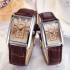 New Fashion Women's Watch Women's Belt Square Dial Couple Watch Student Casual Quartz Fashion Watch