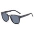 2021 New Men's Full Frame Double Beam Toad Glasses European and American Men's Retro Large Frame Sunglasses Driving Sunglasses