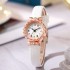 New versatile round women's watch, niche Instagram style, waterproof, high-end, student party, cross-border