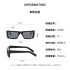 Cool and fashionable square diamond punk sunglasses 2024 new Y2 technology sunglasses cross-border trendy sunglasses