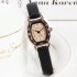 Wine barrel shaped ladies' watch, women's style, high-end, retro, niche, fashionable, compact, exquisite, student fashion, women's watch