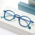 2024 Internet Celebrity Same Style Sunglasses Men's Trendy Retro Steampunk Small Box Anti Blue Light Sun Glasses Frame