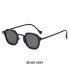 2024 Internet Celebrity Same Style Sunglasses Men's Trendy Retro Steampunk Small Box Anti Blue Light Sun Glasses Frame