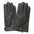 Leather gloves for men in autumn and winter, with fleece insulation for driving and riding motorcycles. Touchscreen imitation deer skin pattern, top layer sheepskin gloves