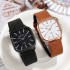 22 new style student men's and women's watch straps Korean version simple temperament Ins style simple square quartz watch