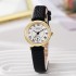 New fashion Korean round women's watch, female style, student minimalist and niche Instagram style, Guangzhou watch cross-border