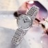 New Ins style fashionable high-end appearance women's watch niche steel strip Korean version student party quartz watch