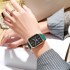 24 new styles, fashionable men's and women's watches, niche high-end sense, student rectangular tape calendar, quartz watch