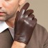 Leather gloves for men in spring and autumn, top layer sheepskin, driving gloves, hollowed out breathable single-layer thin design, hand repair for driving and cycling