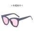 2020 New Fashionable Large Frame Cat Eye Sunglasses for Men and Women, Same Vintage Sunglasses, Cross border Supply