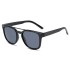 2021 New Men's Full Frame Double Beam Toad Glasses European and American Men's Retro Large Frame Sunglasses Driving Sunglasses