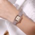 Fashionable and versatile new women's watch, women's style, niche high-end temperament, student party square belt, cross-border popular item