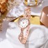 New hot selling fashionable women's watch, high school student digital diamond inlaid women's watch, bracelet watch, niche high beauty quartz watch