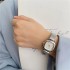 Brand Korean Fashion Women's Watch, Female Style, Student Casual Quartz Watch, Small Square, Niche Fashion Watch