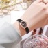 New Korean version women's watch, women's style oval plate, simple belt, niche student, compact, simple, high-end feeling