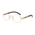 2022 New Retro Wooden Sunglasses Men's Small Round Frame Sunglasses Men's Trendy Glasses Cross border Sunglasses