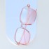 2022 Little Red Book Makeup Wonder Red Eyeglasses Frame can be equipped with TR Eyeglasses Frame powder blusher collection women