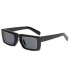 Cool and fashionable square diamond punk sunglasses 2024 new Y2 technology sunglasses cross-border trendy sunglasses