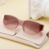 2024 New European and American Fashion Small Frame Sunglasses for Women's High end Sensation Sunglasses for Women's Trendy Cross border Glasses Wholesale Shapes