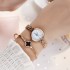 New Brand Fashion Women's Watch Women's Style Student Steel Belt Bracelet Watch Electronic Quartz Watch Simple Fashion Watch